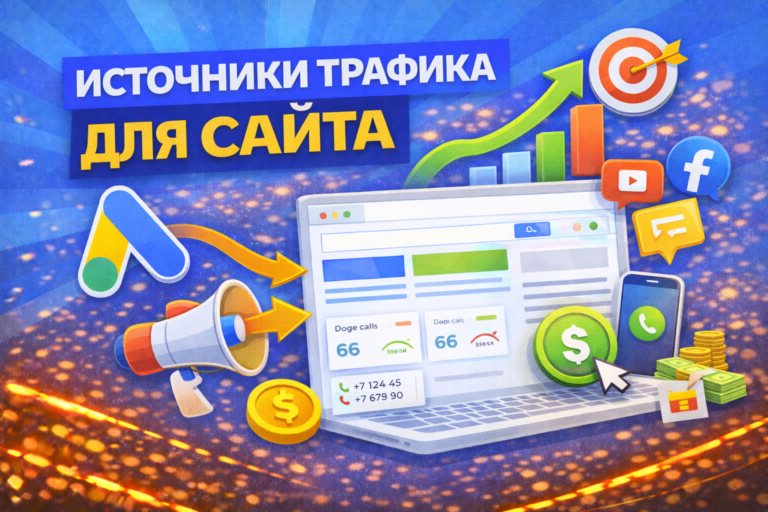 Источники трафика для сайта