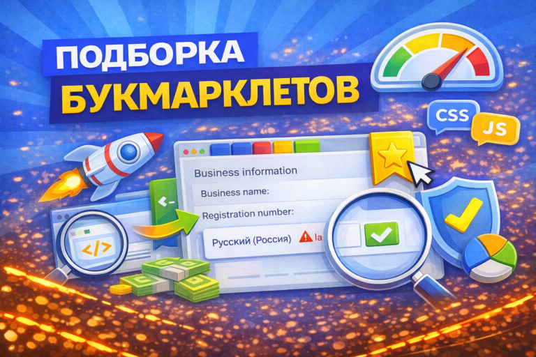 Подборка букмарклетов