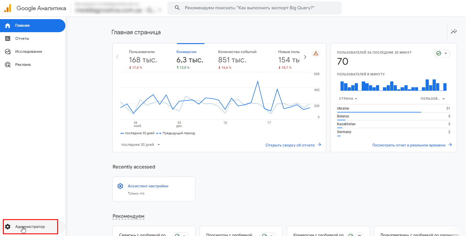 Как предоставить доступ в Google Analytics