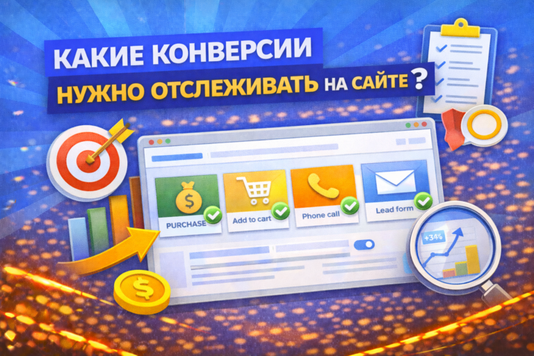 Какие конверсии нужно отслеживать на сайте?