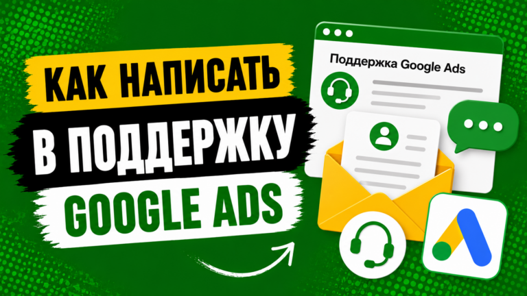 Как написать в поддержку Google Ads?