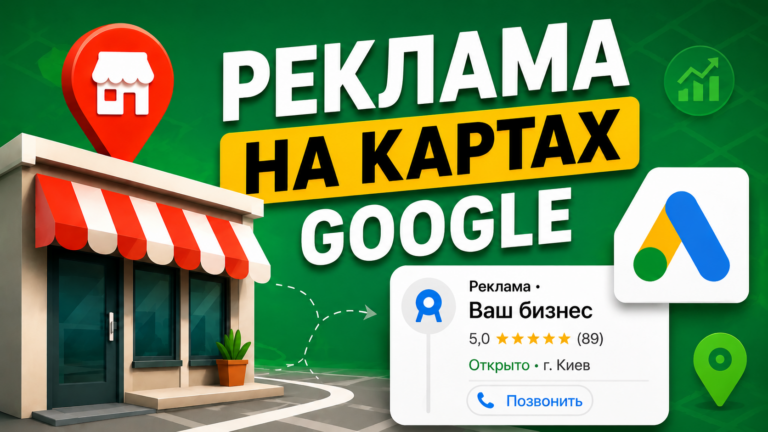 Реклама на Гугл Картах: продвижение бизнеса на Google Maps