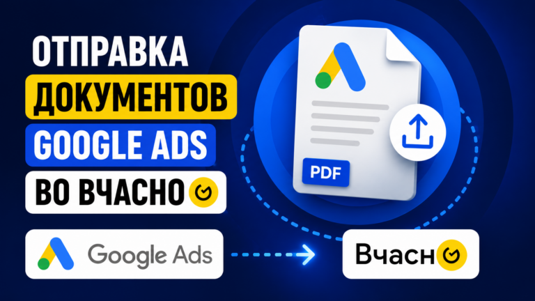 Как отправить документы из Google Ads в сервис «Вчасно»